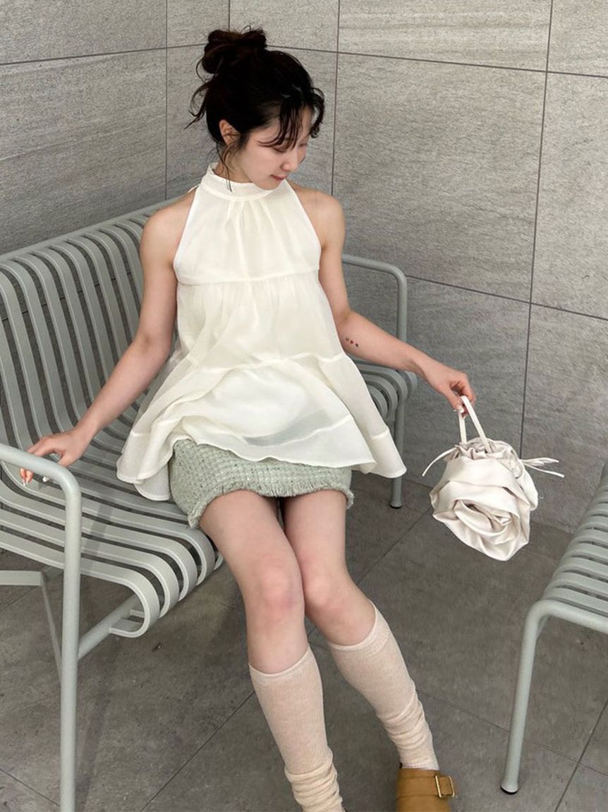 LILY BROWN「[L.B CANDY STOCK]3Dフラワーバッグ」|ハンドバッグ|