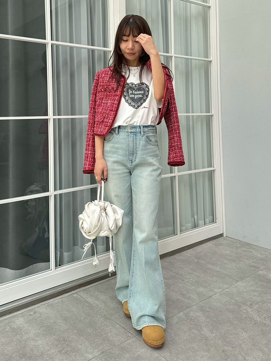 LILY BROWN「[L.B CANDY STOCK]3Dフラワーバッグ」|ハンドバッグ|