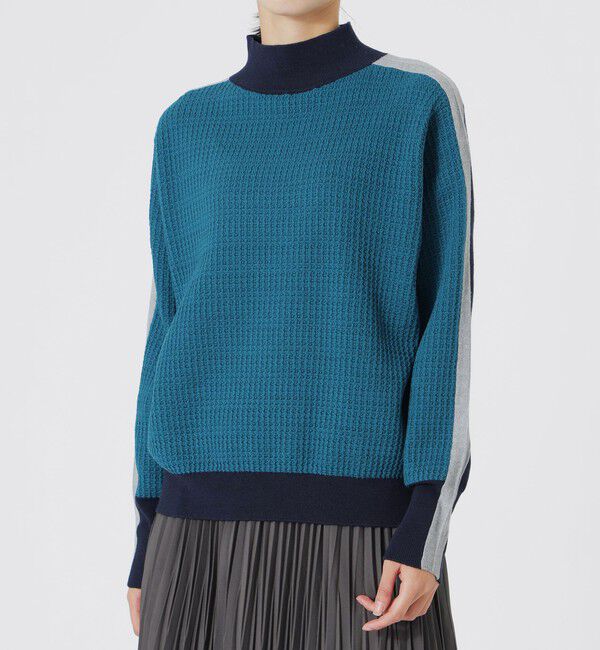  「2フェイスブロッキングニット」|ニット・セーター|