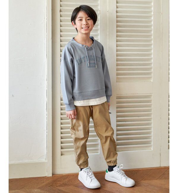 ikka kids「カノコDBルーイカレッジロゴPO」|Tシャツ・カットソー|