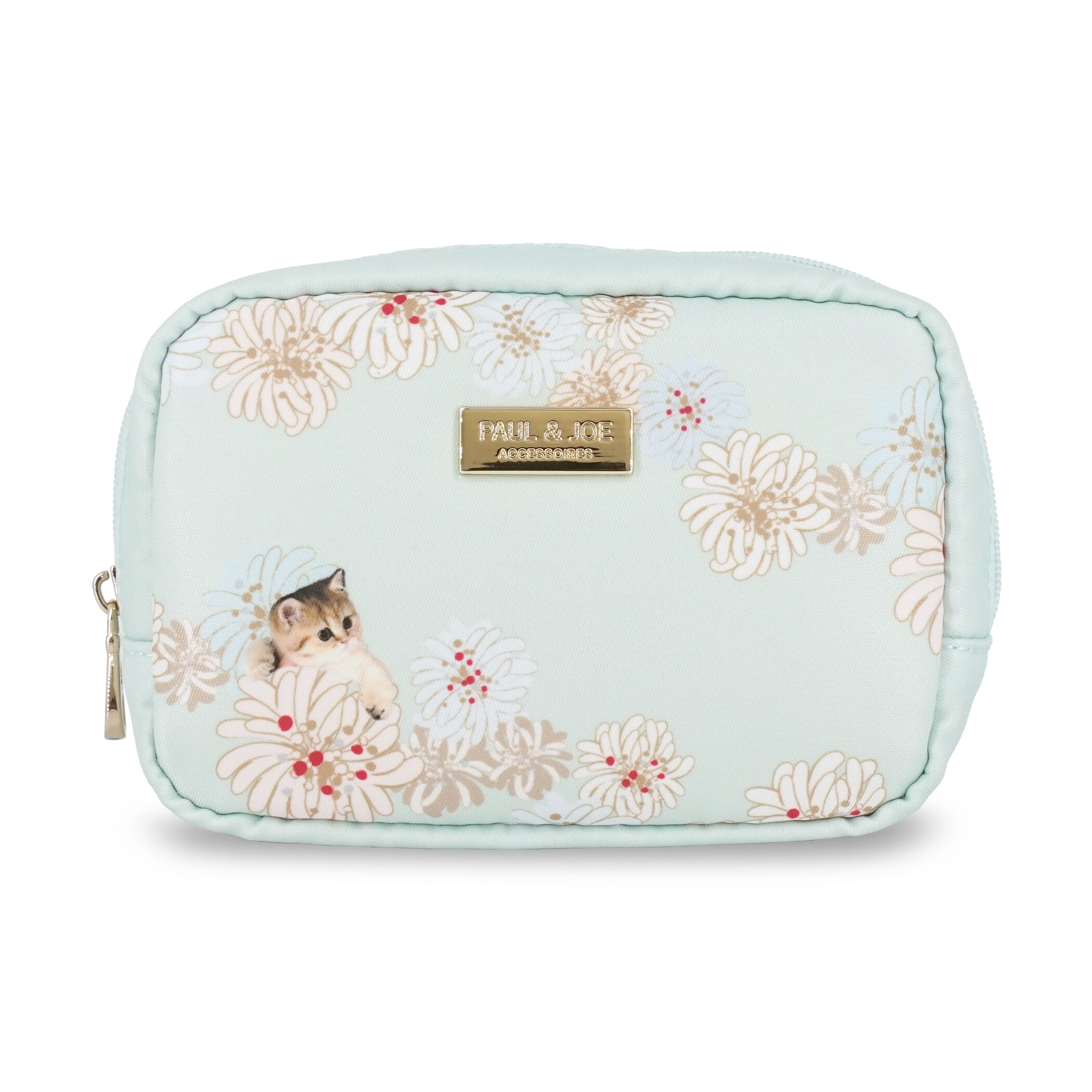 PAUL&JOE「ポーチ／クリザンテーム＆ヌネット／２６ＳＳ」|ポーチ|ミント