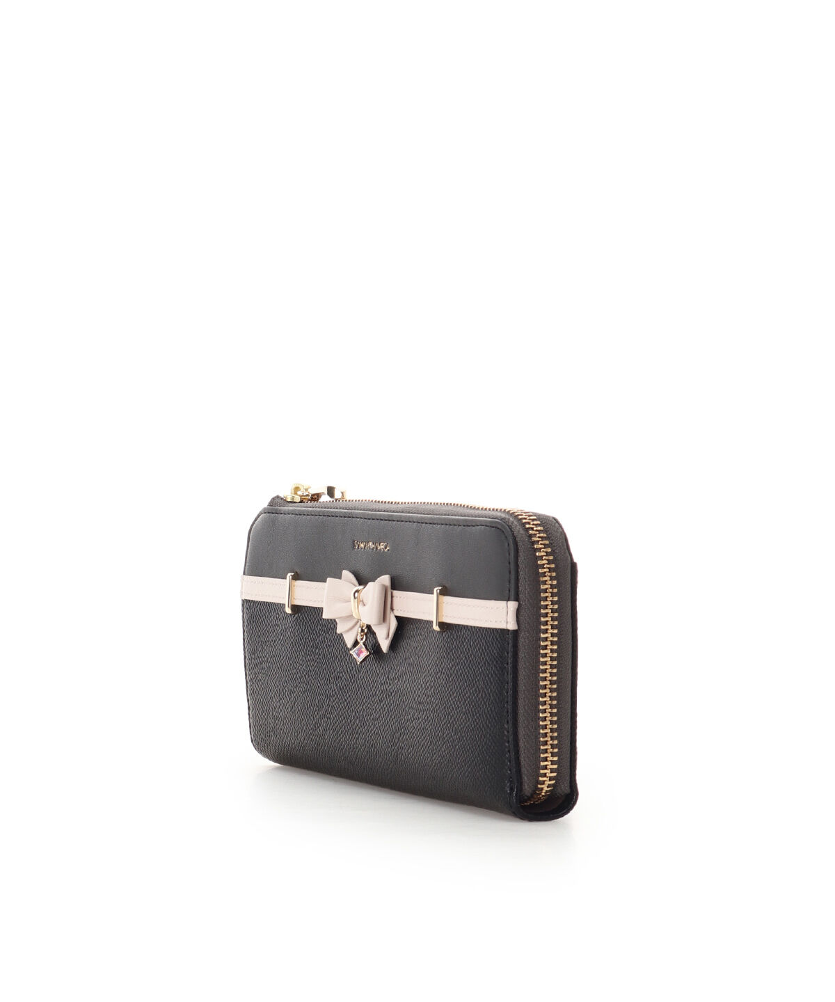 Samantha Vega「バイカラーアクセントリボン長財布」|財布|