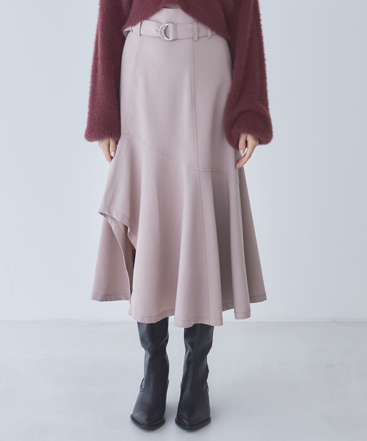 REDYAZEL「アシメフレアスカート」|フレア|