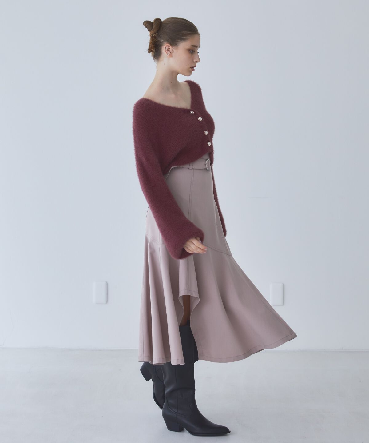 REDYAZEL「アシメフレアスカート」|フレア|