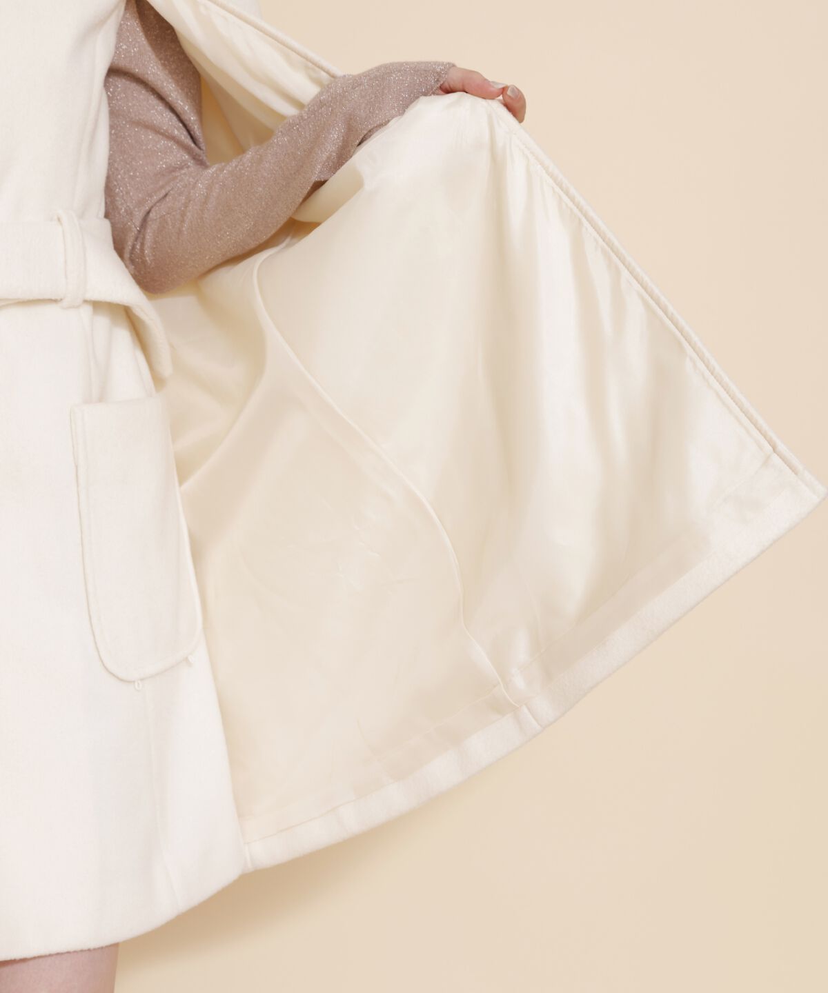 REDYAZEL「ファーカラースリットスリーブコート」|その他|