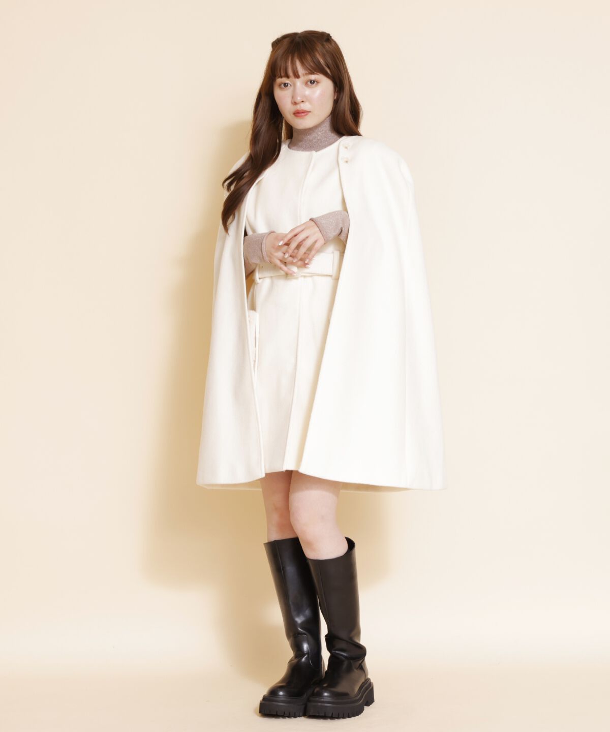 REDYAZEL「ファーカラースリットスリーブコート」|その他|