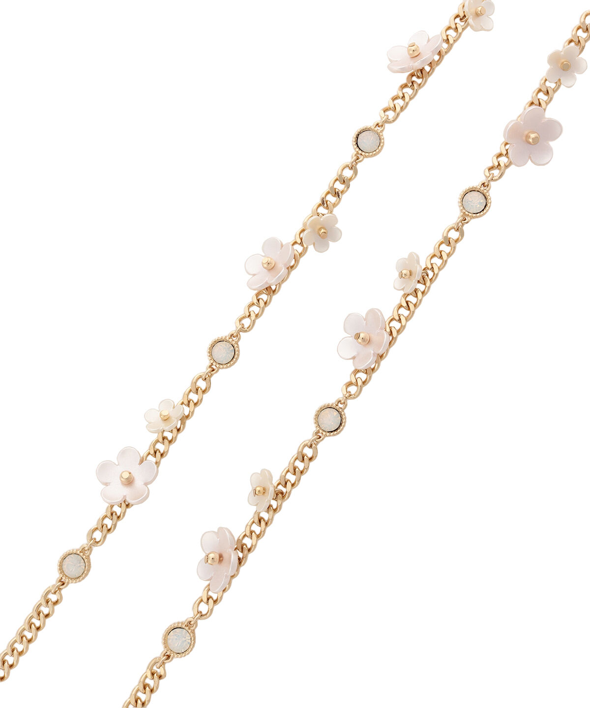 Samantha Thavasa Petit Choice「フラワーモチーフロングチェーン」|チャーム・キーホルダー|