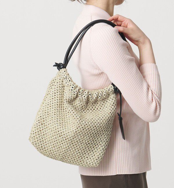 ODETTE E ODILE「＜MARCO MASI＞ RND ONEHANDLE」|ショルダー・メッセンジャー|NATURAL