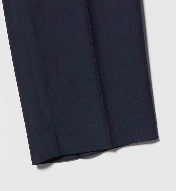 UNITED ARROWS「スラブ リボン テーパードパンツ」|スラックス|