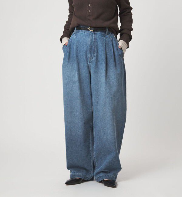 UNITED ARROWS green label relaxing「【WEB限定】＜at ease＞カーブ デニム パンツ」|デニム|