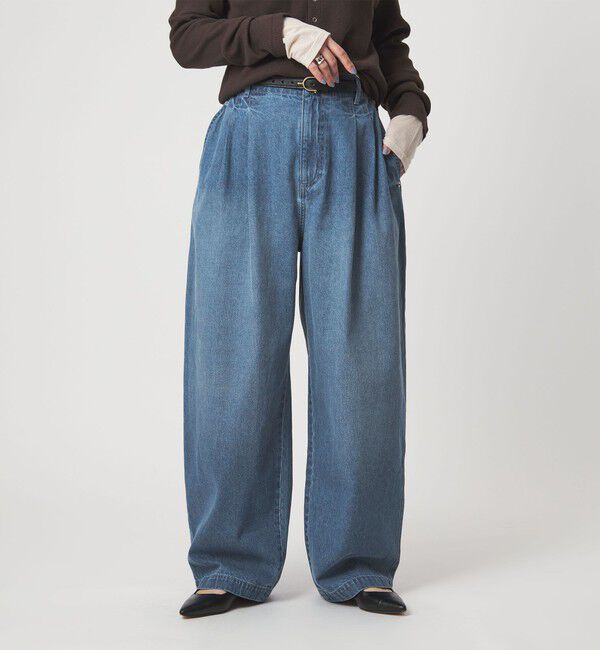 UNITED ARROWS green label relaxing「【WEB限定】＜at ease＞カーブ デニム パンツ」|デニム|