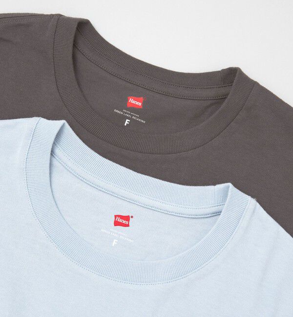 UNITED ARROWS green label relaxing「【別注】＜Hanes＞レイヤード 2セット Tシャツ」|Tシャツ・カットソー|