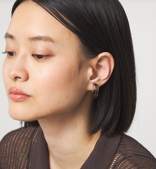 UNITED ARROWS green label relaxing「マーブル イヤリング」|イヤリング|