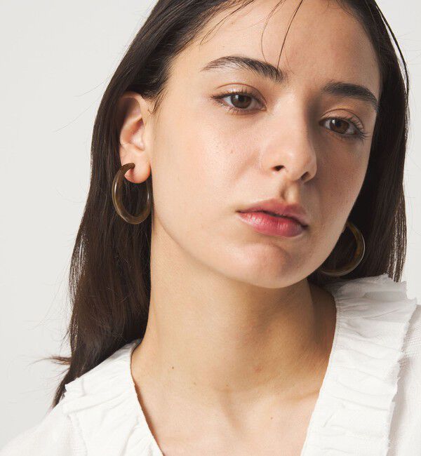 UNITED ARROWS green label relaxing「フープ イヤリング」|イヤリング|