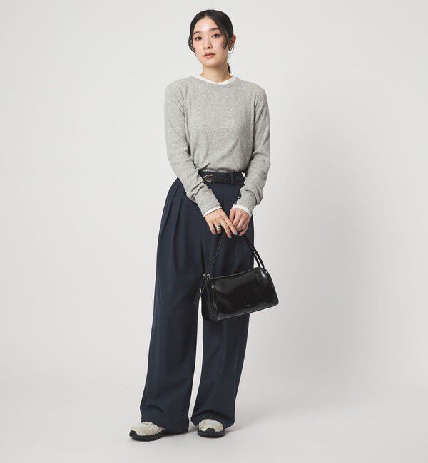 UNITED ARROWS green label relaxing「【WEB限定】＜at ease＞シアーテレコ ロングスリーブ カットソー」|Tシャツ・カットソー|