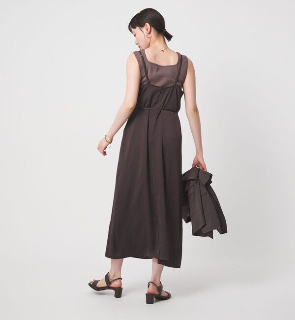 UNITED ARROWS green label relaxing「ライトサテン キャミソール ワンピース」|ワンピース|