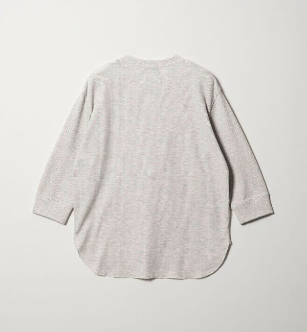 UNITED ARROWS green label relaxing「【WEB限定】＜at ease＞ワッフル ヘンリーネック 5分袖 カットソー」|Tシャツ・カットソー|