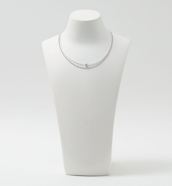 UNITED ARROWS green label relaxing「2WAY ビーズ＆ボールチェーン ネックレス」|ネックレス|