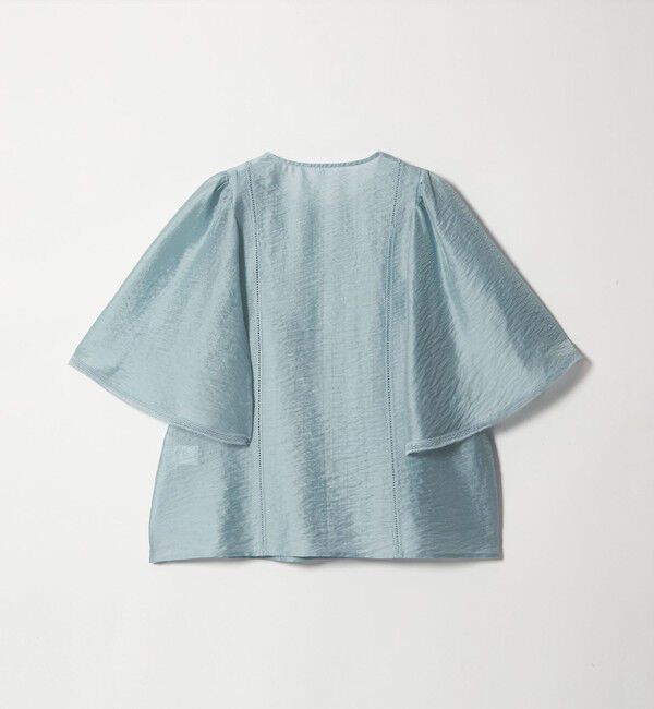 EMMEL REFINES「＜EMMEL REFINES＞EM ハシゴレース フレアスリーブ ブラウス」|シャツ・ブラウス|