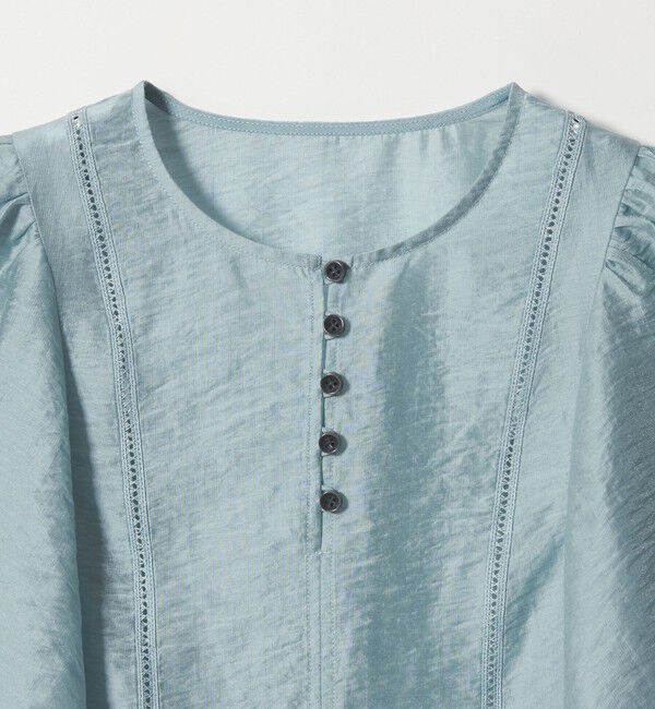 EMMEL REFINES「＜EMMEL REFINES＞EM ハシゴレース フレアスリーブ ブラウス」|シャツ・ブラウス|