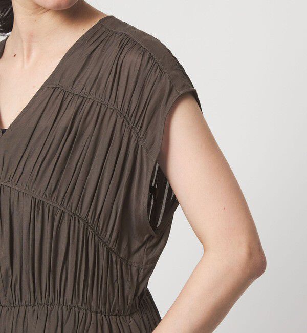 UNITED ARROWS green label relaxing「ティアード ギャザー ワンピース」|ワンピース|