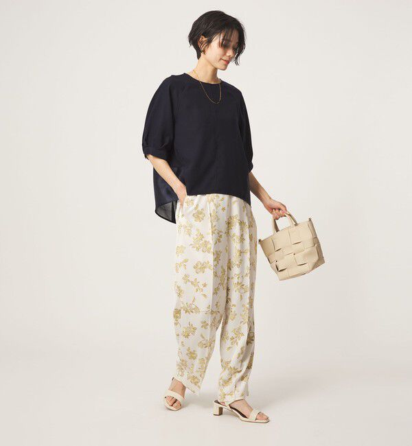 UNITED ARROWS green label relaxing「［size SHORTあり］fleurie(フルリー) フォルム ショートスリーブ ブラウス」|シャツ・ブラウス|