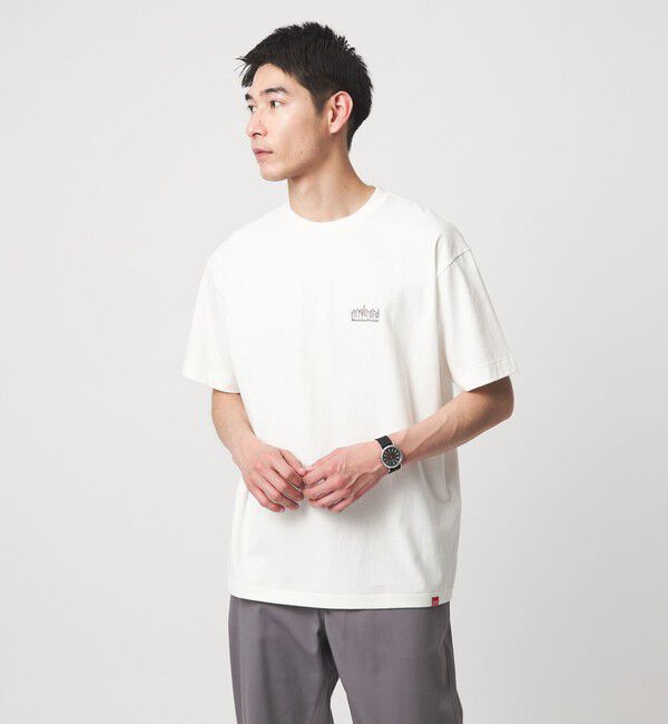 UNITED ARROWS green label relaxing「＜Manhattan Portage＞ ロゴ Tシャツ」|Tシャツ・カットソー|WHITE