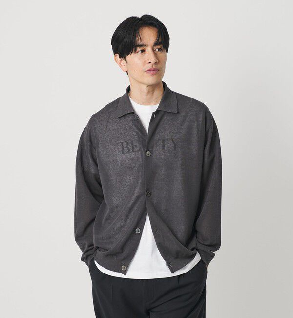 BEAUTY&YOUTH UNITED ARROWS「シアー ミラノ ポロジャケット ウォッシャブル」|カーディガン|