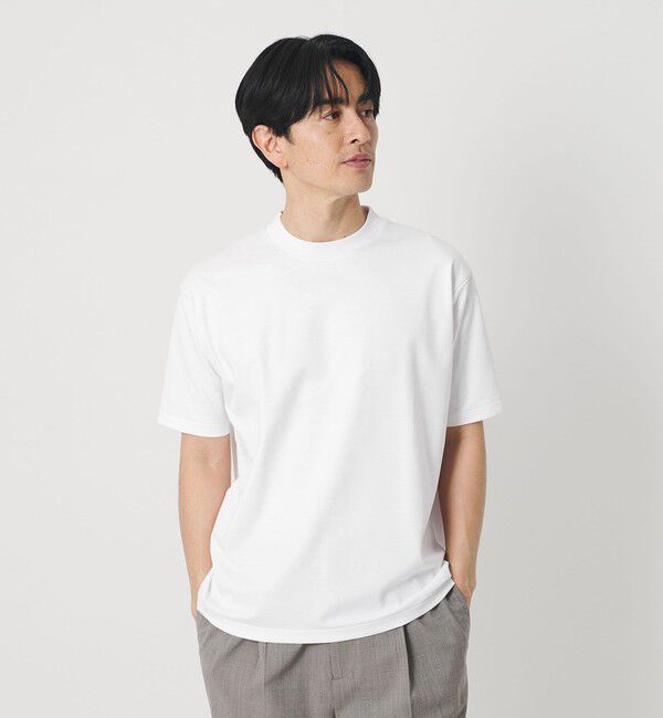 BEAUTY&YOUTH UNITED ARROWS「プラチナポンチ クール デオドラント ジャケット Tシャツ 抗菌防臭 接触冷感」|Tシャツ・カットソー|WHITE