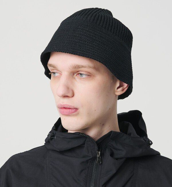 BEAUTY&YOUTH UNITED ARROWS「【別注】＜Racal＞リネン ニット セーラー ハット」|ハット|BLACK
