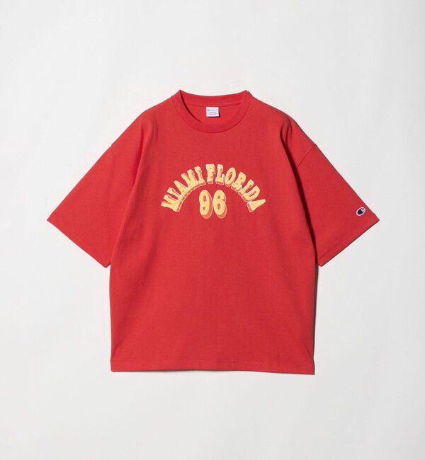 BEAUTY&YOUTH UNITED ARROWS「＜CHAMPION&times;BEAUTY&YOUTH＞フロッキー Tシャツ」|Tシャツ・カットソー|RED