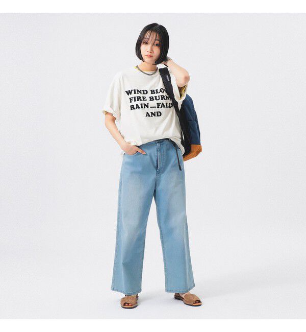 BEAMSBOY「【別注】Gramicci / 5ポケット ワイド デニム ＜着回し力抜群＞」|チノ|