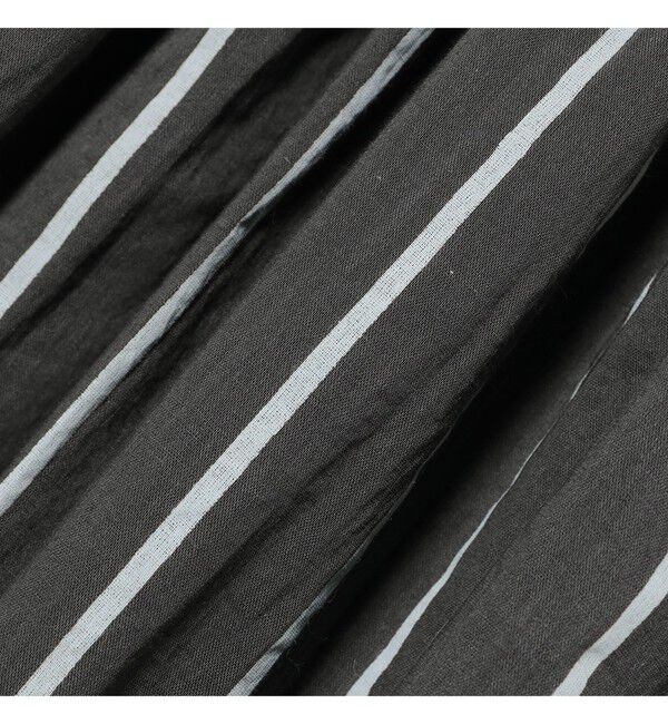 Demi-Luxe BEAMS 「【別注】ne Quittez pas / ボイル ストライプ フレンチスリーブ ワンピース」|ワンピース|