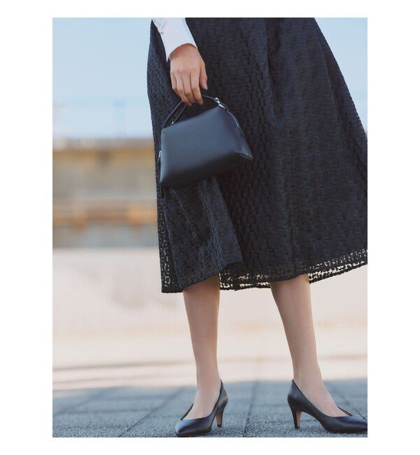 Demi-Luxe BEAMS 「オーガンジー エンブロイダリー フレアースカート」|スカート|