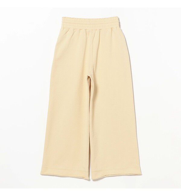 BEAMSBOY「maturely / ヘム カットオフ フレア ジャージー」|チノ|