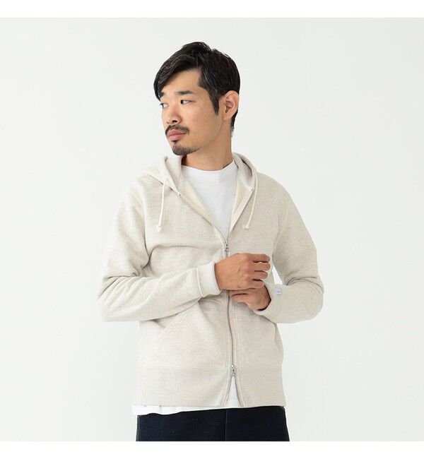 BEAMS PLUS「LOOPWHEELER / 別注 Slim Zip Sweat Hoody」|スウェット・ジャージ|