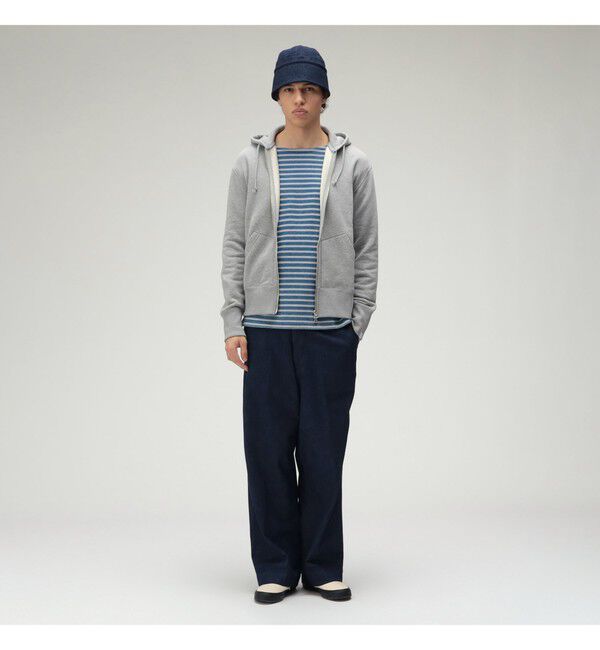 BEAMS PLUS「LOOPWHEELER / 別注 Slim Zip Sweat Hoody」|スウェット・ジャージ|