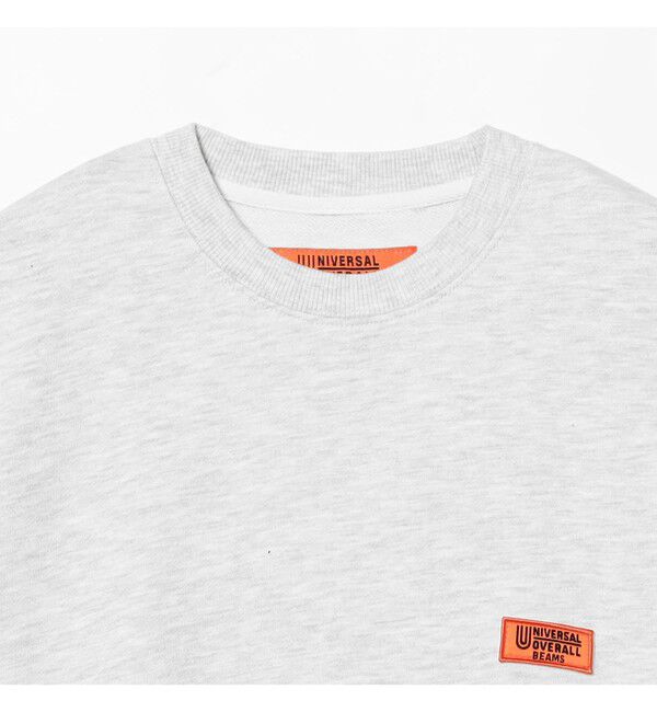 BEAMS「【別注】UNIVERSAL OVERALL / ロゴ クルーネック スウェット」|スウェット・ジャージ|