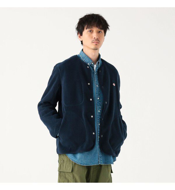 BEAMS「【別注】DANTON / フリース ジャケット」|ブルゾン・スタジャン|