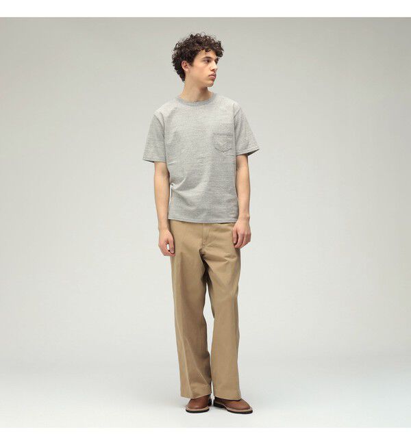 BEAMS PLUS「【別注】REMI RELIEF / Pocket T-shirt Heather Grey」|Tシャツ・カットソー|