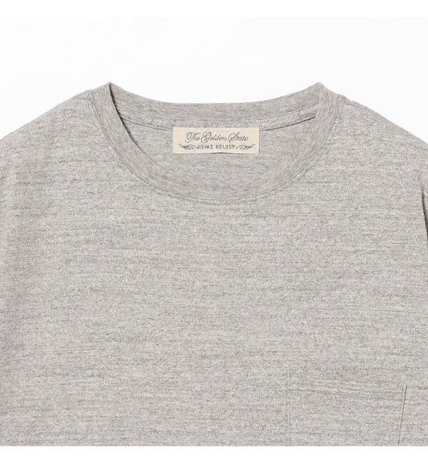 BEAMS PLUS「【別注】REMI RELIEF / Pocket T-shirt Heather Grey」|Tシャツ・カットソー|