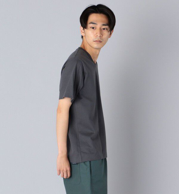 SHIPS「SHIPS: 抗菌・防臭 NANO-FINE（R） コットン Vネック Tシャツ」|Tシャツ・カットソー|