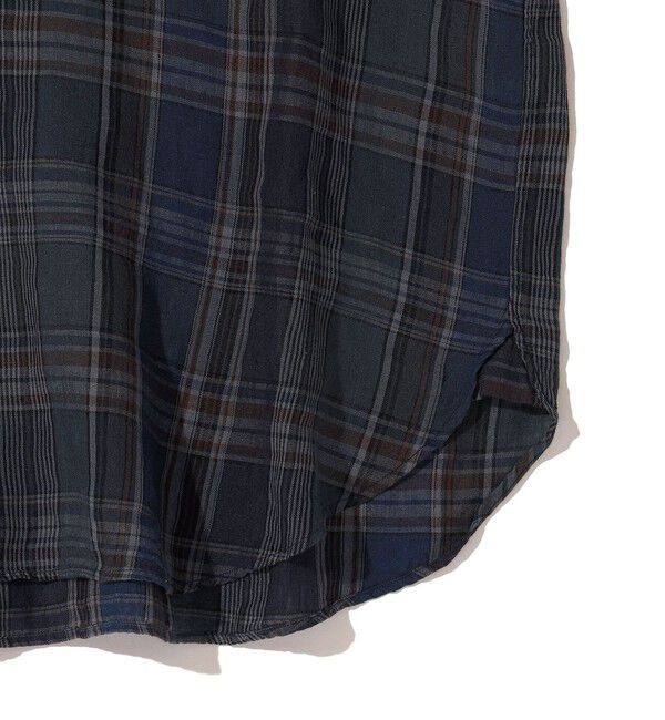 SHIPS「Southwick Gate Label: リネン ボタンダウン プルオーバーシャツ S/S」|シャツ・ブラウス|