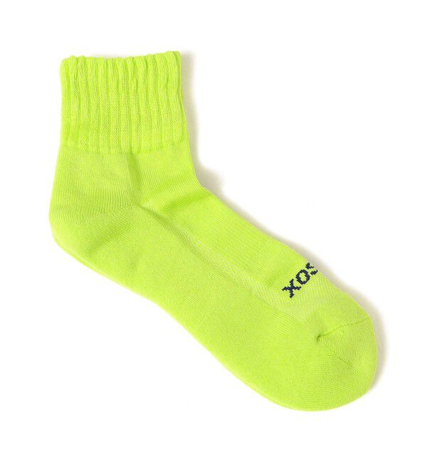 SHIPS any「VIBSOX:〈消臭・抗菌・防臭〉 ショート リブ ソックス」|ソックス|ライトグリーン