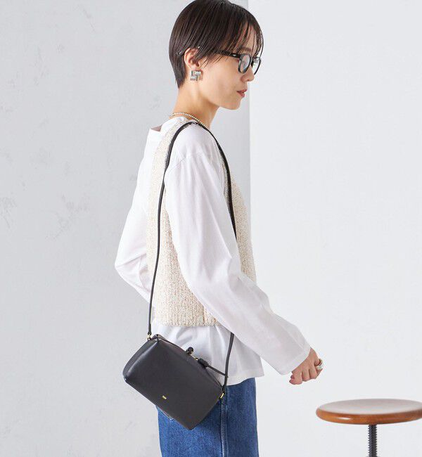 SHIPS for women「〈手洗い可能〉カールヤーン スパンコール ワンショルダー 24SS ◇」|ベスト・ジレ|