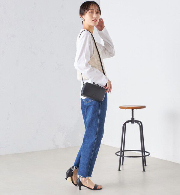 SHIPS for women「〈手洗い可能〉カールヤーン スパンコール ワンショルダー 24SS ◇」|ベスト・ジレ|