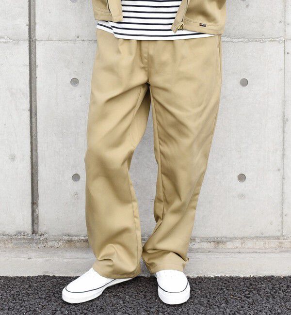 SHIPS any「【SHIPS any別注】 HELLO FOX: コットン ミリタリー イージーパンツ (セットアップ対応)◇」|その他|ベージュ