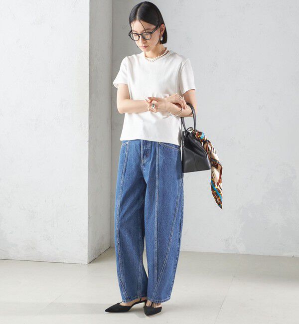 SHIPS for women「《一部追加予約》オーガニック コットン スムース TEE」|Tシャツ・カットソー|