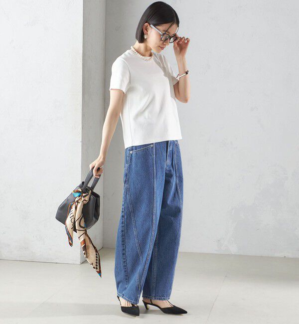 SHIPS for women「《一部追加予約》オーガニック コットン スムース TEE」|Tシャツ・カットソー|