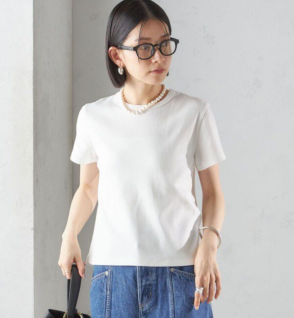 SHIPS for women「《一部追加予約》オーガニック コットン スムース TEE」|Tシャツ・カットソー|